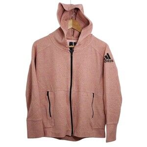 Adidas Performance Jacket Women's Size Medium Light Pink Zip Up